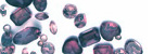 Examples of Faceted Simulated Alexandrite Gems