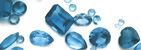 Examples of Simulated Faceted Blue Zircon Gems