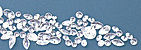 Examples of Faceted White Cubic Zirconia Gems