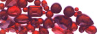 Examples of Faceted Garnet Gems