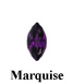 Example of Marquise Shape Faceted Amethyst