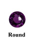 Example of Round Faceted Amethyst