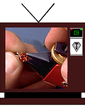 Gemsetting Video on TV