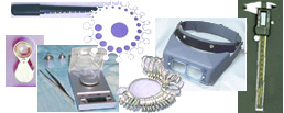 Examples of Magnifiers and Measuring Tools