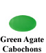 Green Agate Cabochon Example